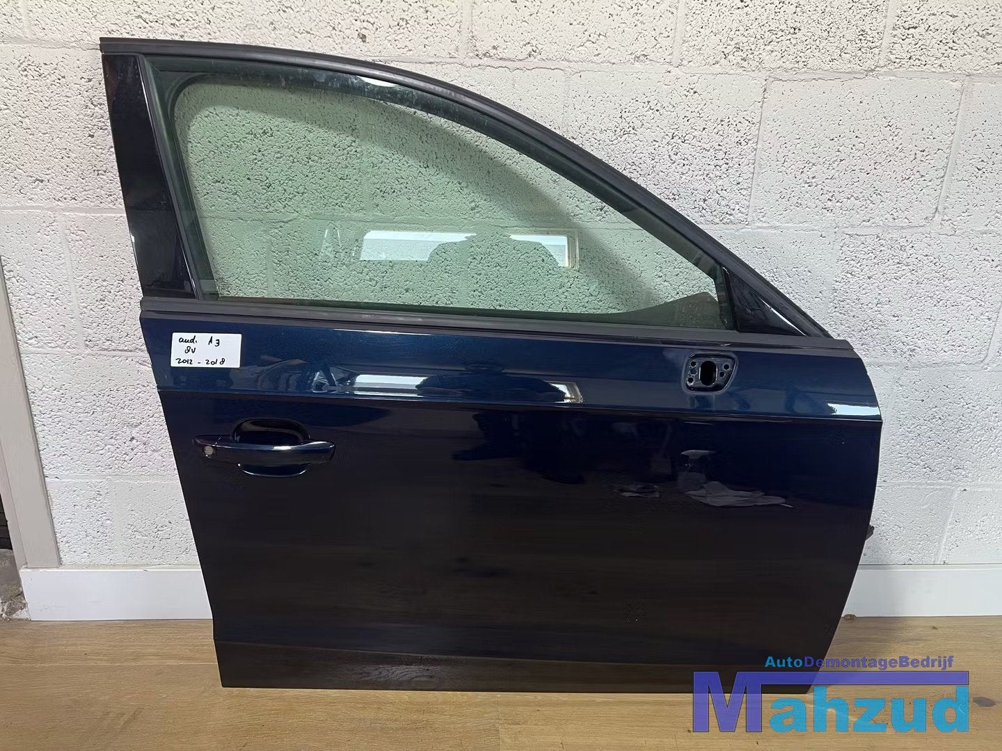 AUDI A3 8V sportback Groen blauw rechts voor deur 2012-2018, AUDI AG, Auto-Union-Strasse 1
85045  Ingolstadt, DE, Audi, Utilisé