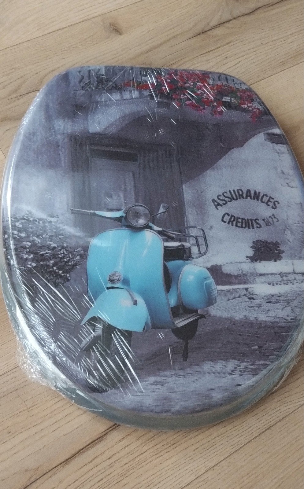 planche de WC neuve illustration scooter Italie, Enlèvement, Neuf, Autres types