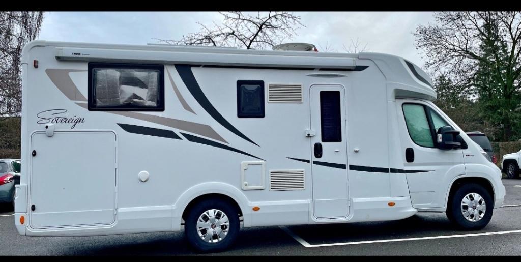 Fiat Ducato kampeerbus, Caravans en Kamperen, Mobilhomes, Particulier, tot en met 5, Half-integraal, Fiat, Fiat, 7 tot 8 meter
