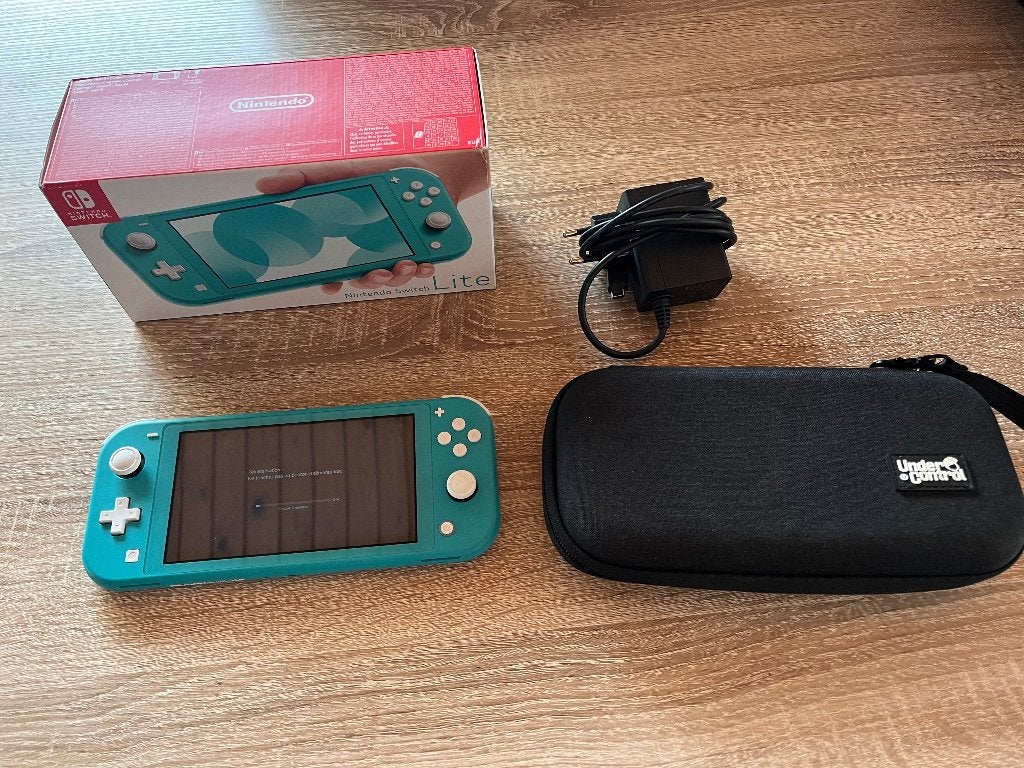Nintendo Switch lite, Enlèvement ou Envoi, Turquoise, Comme neuf, Avec housse de protection ou sac