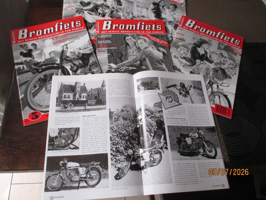 bromfiets , tijdschrift, Ophalen