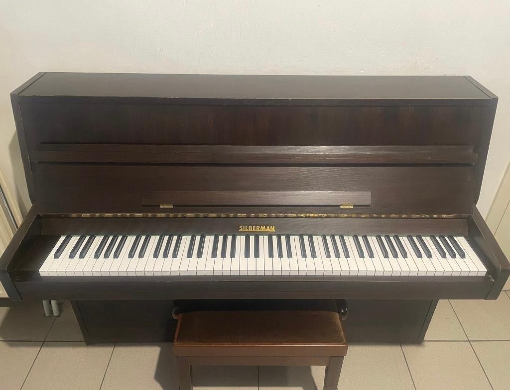 Piano, Musique & Instruments, Enlèvement, Utilisé, Brun, Piano