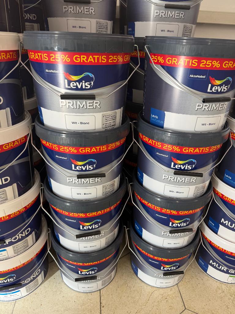 ‼️ Peinture LEVIS , TRIMETAL & SIGMA EN SUPER PROMOS‼️, Bricolage & Construction, Peinture, Vernis & Laque, Enlèvement, Neuf, Blanc
