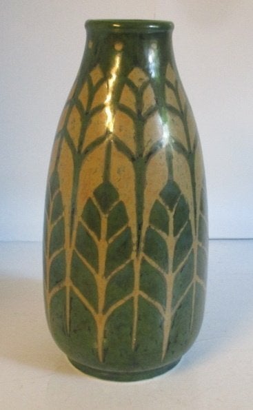 originele Gres Keramis Africaans decor bladeren Catteau, Antiek en Kunst, Verzenden