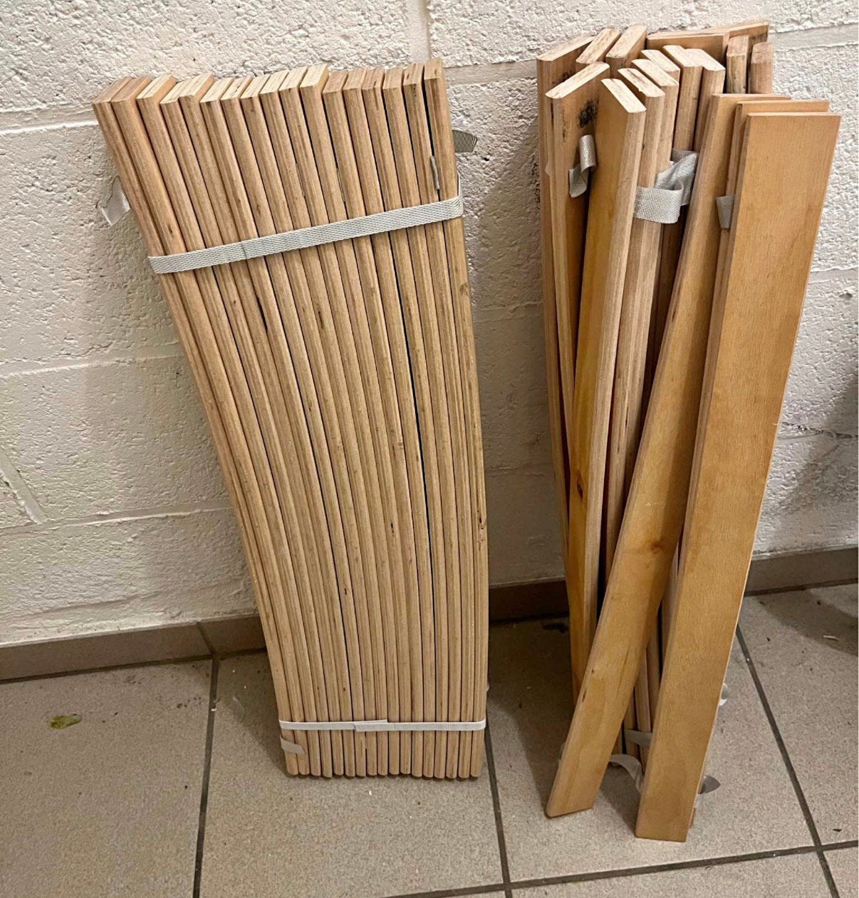 Superbe paire de sommiers IKEA 80cm/200cm neufs, Maison & Meubles, Enlèvement, Comme neuf