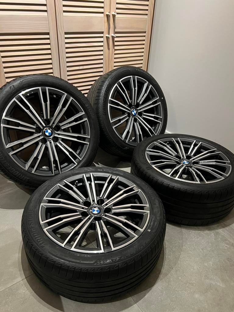 BMW 790M velgen 3 of 4 serie 18 inch Bridgestone nieuwstaat, Ophalen