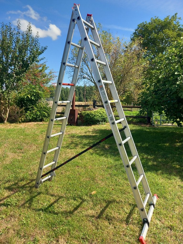 2-delige ALTREX aluminium REFORMLADDER type AR 2050, Ophalen, Zo goed als nieuw, Ladder, Opvouwbaar of Inschuifbaar