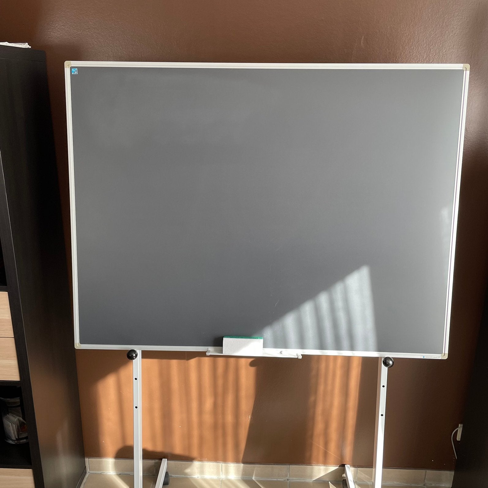 Krijtbord 90x120 met bordezel, Diversen, Ophalen, Mobiel, Zo goed als nieuw, Krijtbord