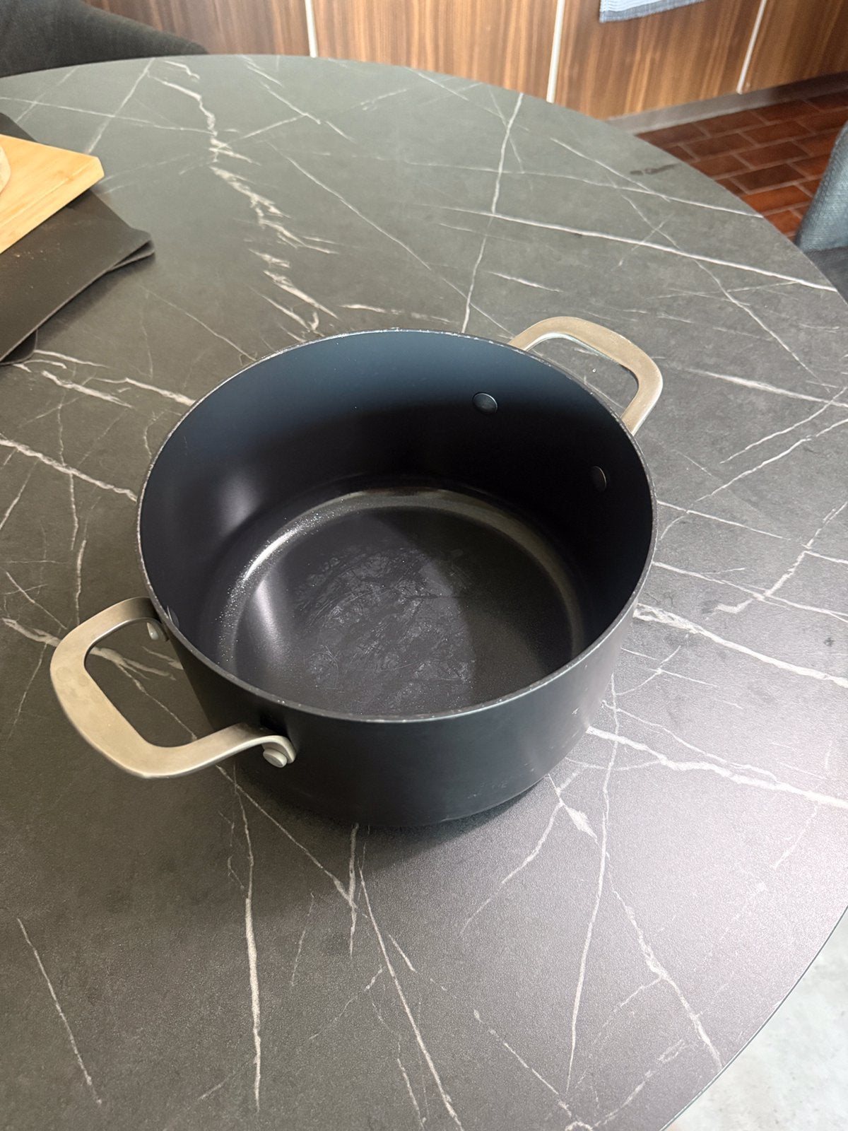 Kookpan KitchenAid Zwart, Ophalen of Verzenden, Zo goed als nieuw, Kookpan
