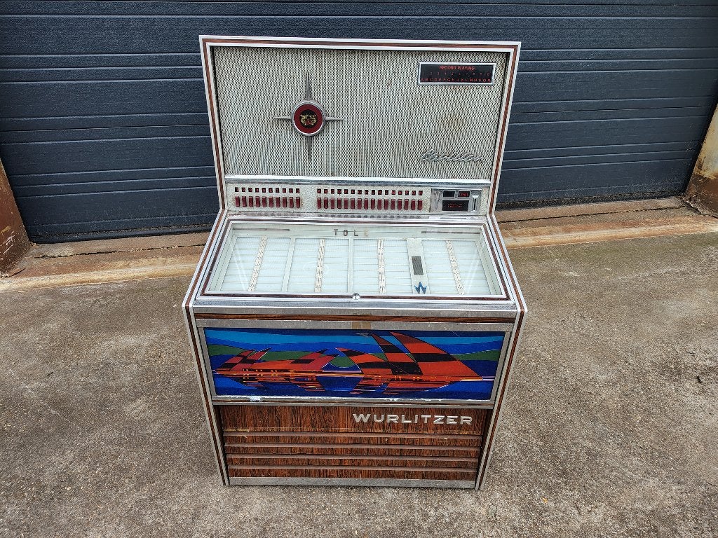 Wurlitzer Lyric (1969) sailing boats jukebox / opknapper !!, Enlèvement, Wurlitzer