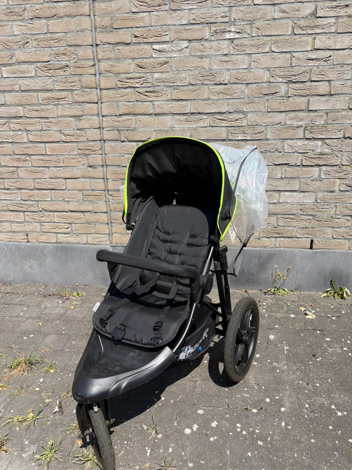Buggy met regenhoes, Ophalen, Zo goed als nieuw, Overige merken, Verstelbare rugleuning
