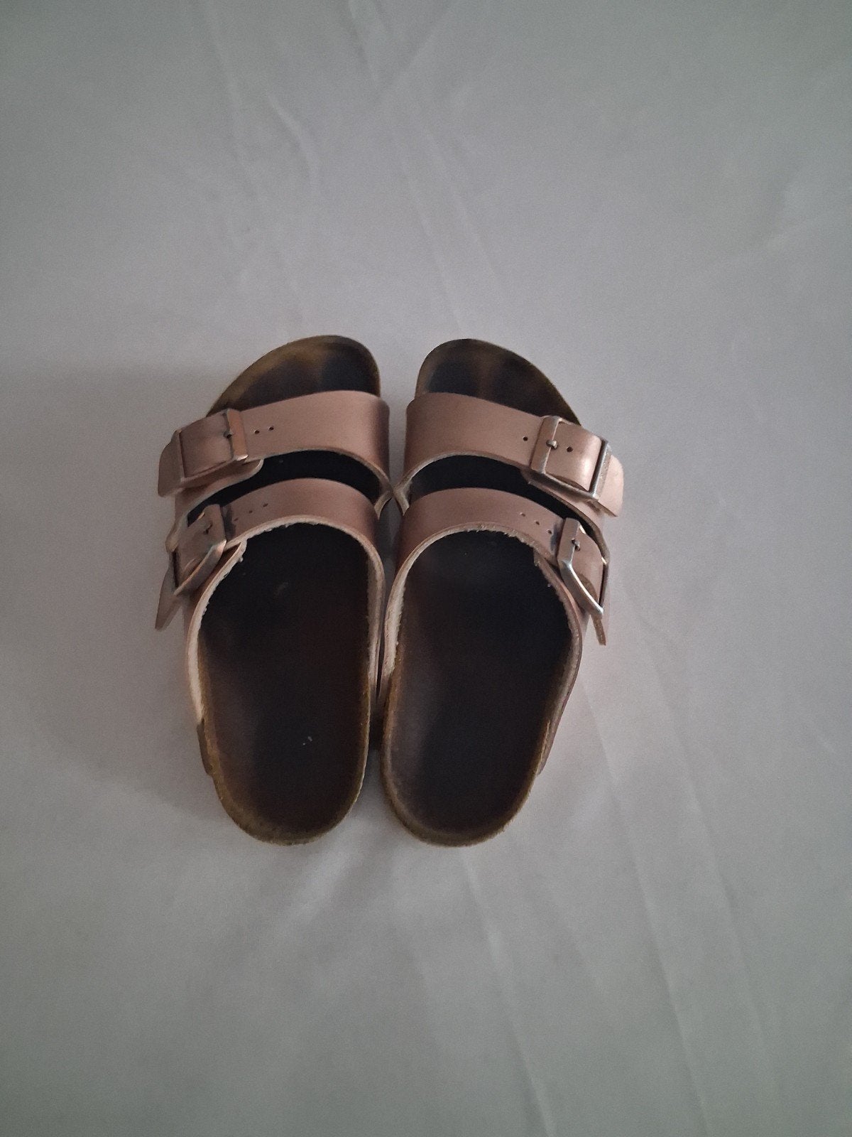 Sandales Birkenstock en or rose taille 33, Enlèvement, Utilisé, Autres types, Birkenstock