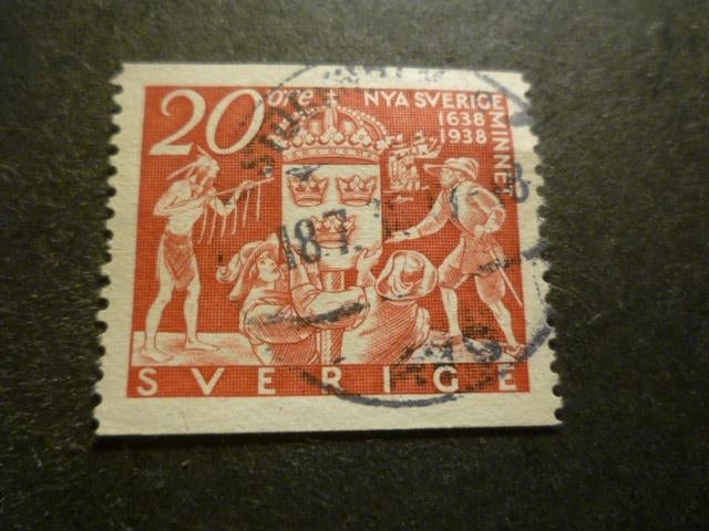 Zweden/Suède 1938 Mi 247A(o) Gestempeld/Oblitéré, Envoi, Suède