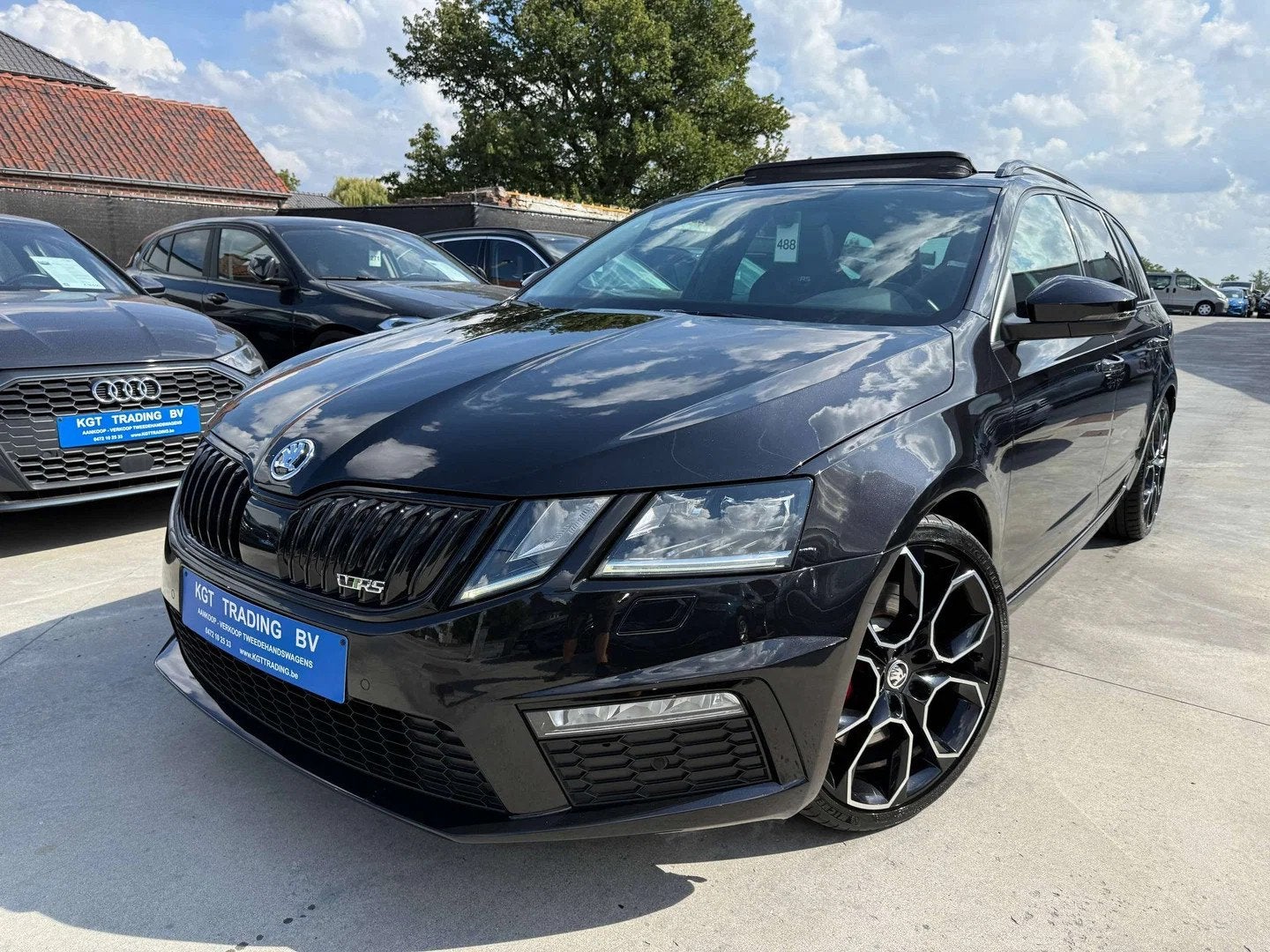 Skoda Octavia RS 2.0 TFSI 245PK BREAK DSG AUTOMAAT PANO NAVI, Cuir, Achat, Euro 6, Entreprise