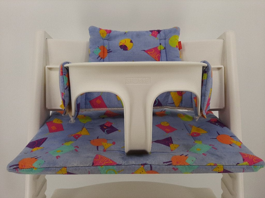 Stokke Tripp Trapp Verhoger, newborn, hoezen en kussens, Verzenden, Zo goed als nieuw, Meegroeistoel, Gordel(s)