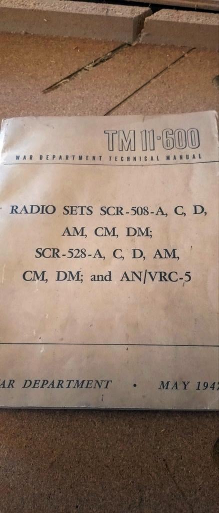Technische handleiding militaire radio sets 1947, Enlèvement