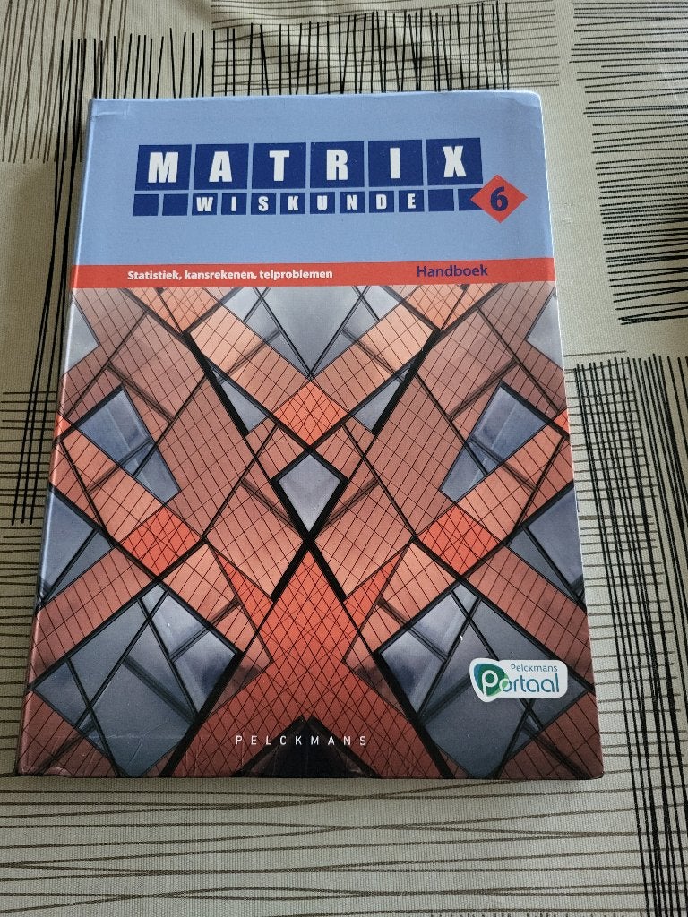 Matrix wiskunde 6 Statistiek, kansrekenen, telproblemen, Boeken, Schoolboeken, Zo goed als nieuw, Wiskunde A, ASO, Ophalen of Verzenden