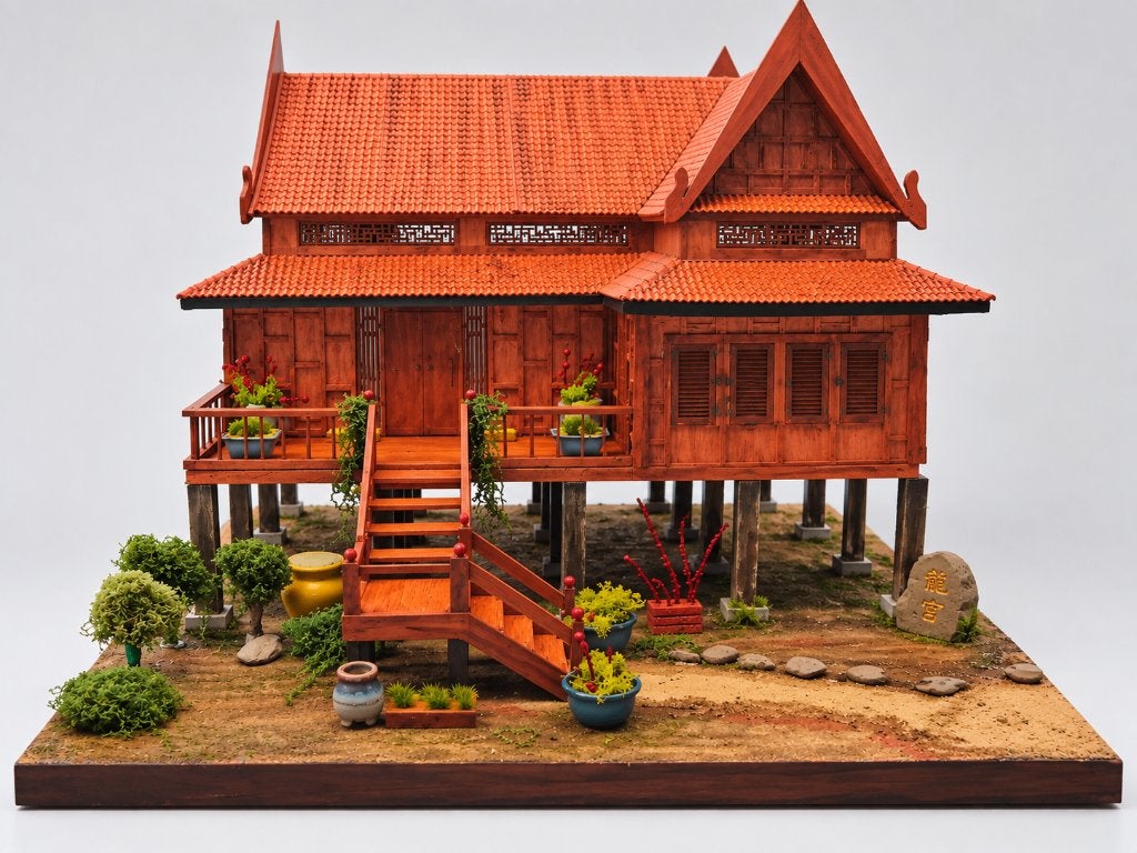 paalwoning 1/24, Hobby & Loisirs créatifs, Enlèvement, Neuf, Diorama