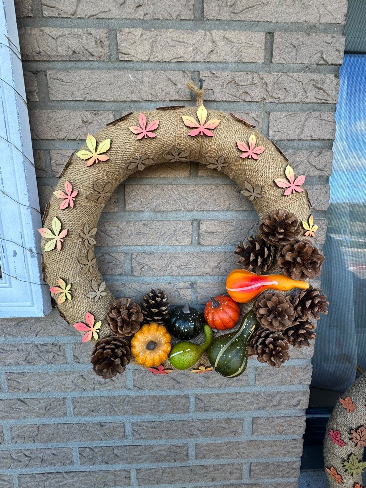 Handgemaakt herfstkrans, Maison & Meubles, Enlèvement ou Envoi, Neuf