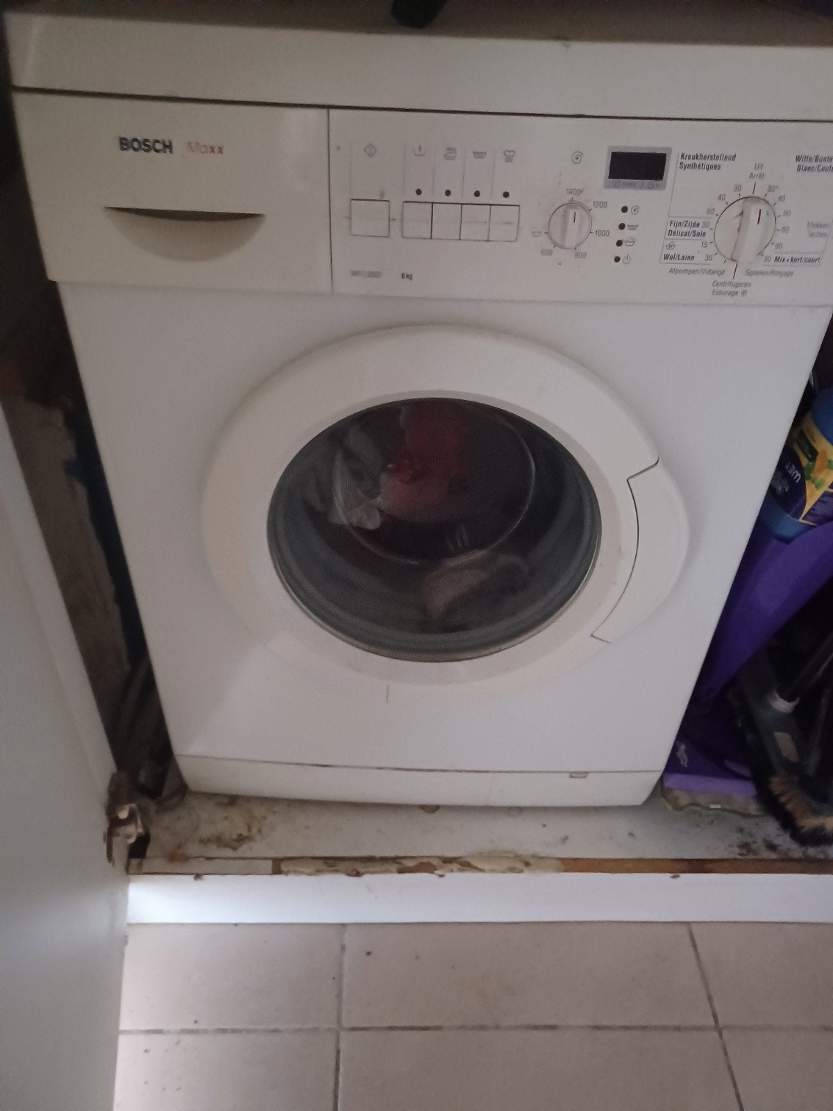wasmachien + droogkast Bosh, 6 à 8 kg, Enlèvement, Utilisé