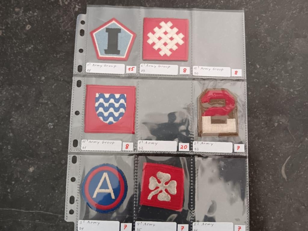 Us ww2 patches, Enlèvement ou Envoi