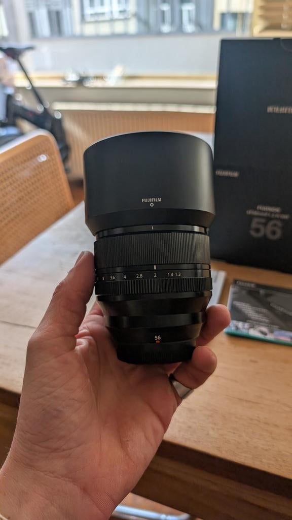 Fujifilm 56 mm 1.2 wr  model 2, Ophalen, Zoom