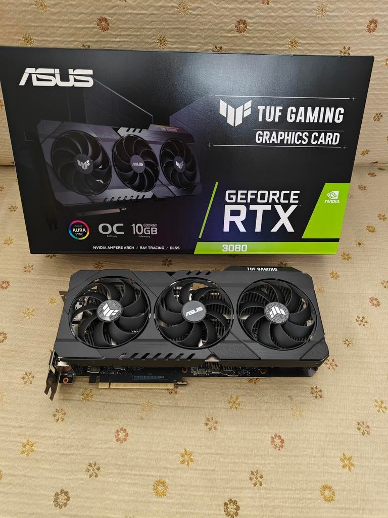RTX 3080 TUF GAMING OC 10GB, Computers en Software, Videokaarten, Ophalen, GDDR6, PCI-Express 4, Zo goed als nieuw