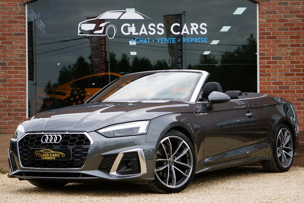 AUDI A5 CABRIO 30 TDi S-line AUTO Cam Led Carnet AUDI Eu6d, Auto's, Audi, 4 zetels, 4 cilinders, Cabriolet, https://public.car-pass.be/vhr/b9e7e1d8-a64a-4079-97de-0beba0a460b5