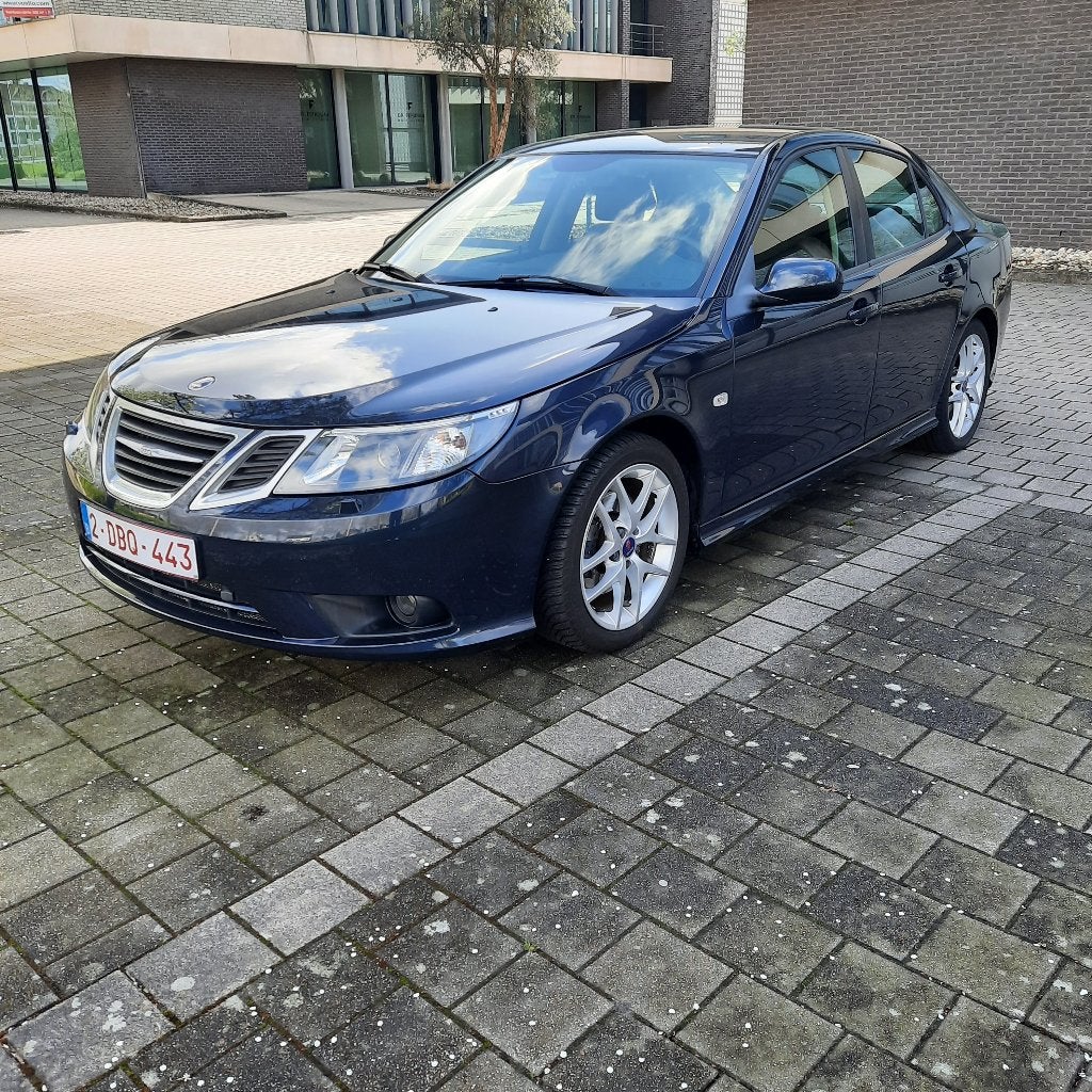 Saab 93 2.0t biopower, Autos, Saab, Achat, 174 g/km, 4 portes, Noir