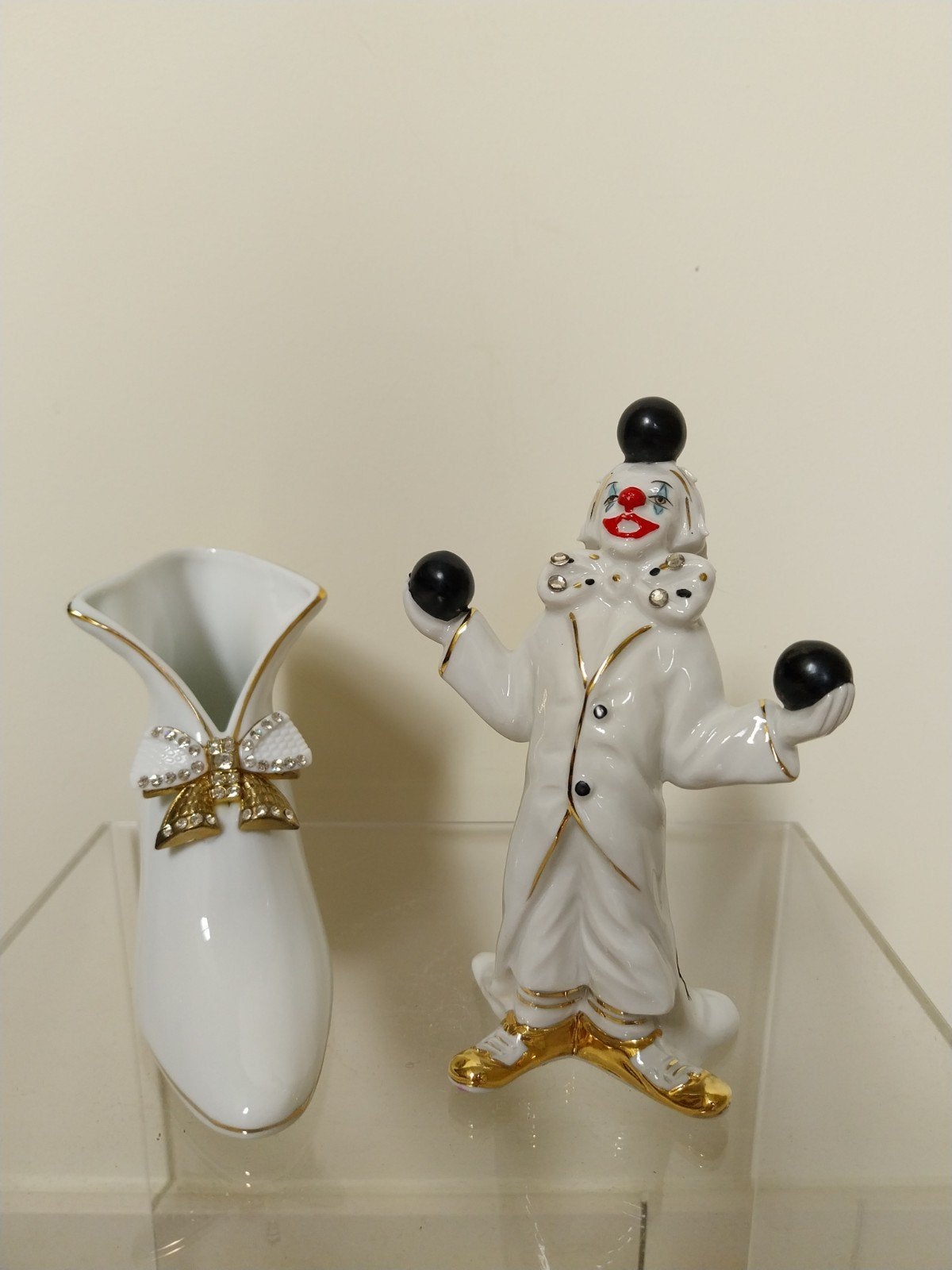Porseleinen schoen Lefard en clown, Ophalen of Verzenden