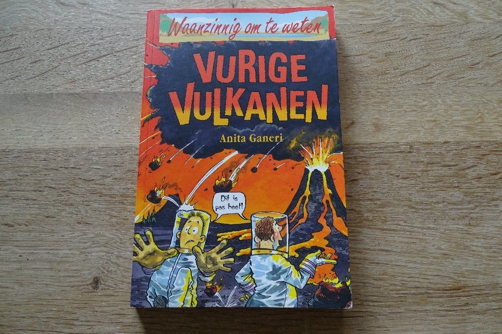 Jeugdboek 'vurige vulkanen' Anita Ganeri, Ophalen of Verzenden, Gelezen