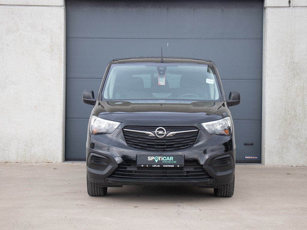 Opel Combo DUBBELE CABINE 1.5 MT6 100PK|5 ZIT|SENSOREN|NAVI, Achat, Boîte manuelle, Noir, 100 ch