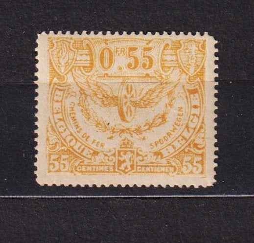 België Spoorwegzegels 1920 TR86 55c **, Postzegels en Munten, Postzegels | Europa | België, Verzenden, Postfris, Treinen, Postfris