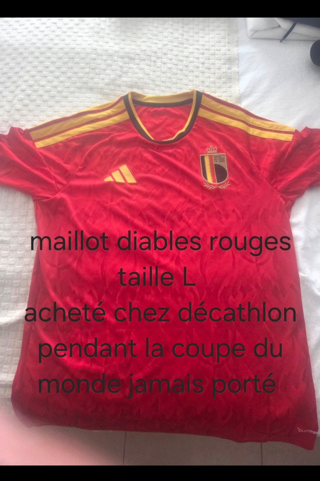 vêtements de sports (football ), Enlèvement ou Envoi, Football