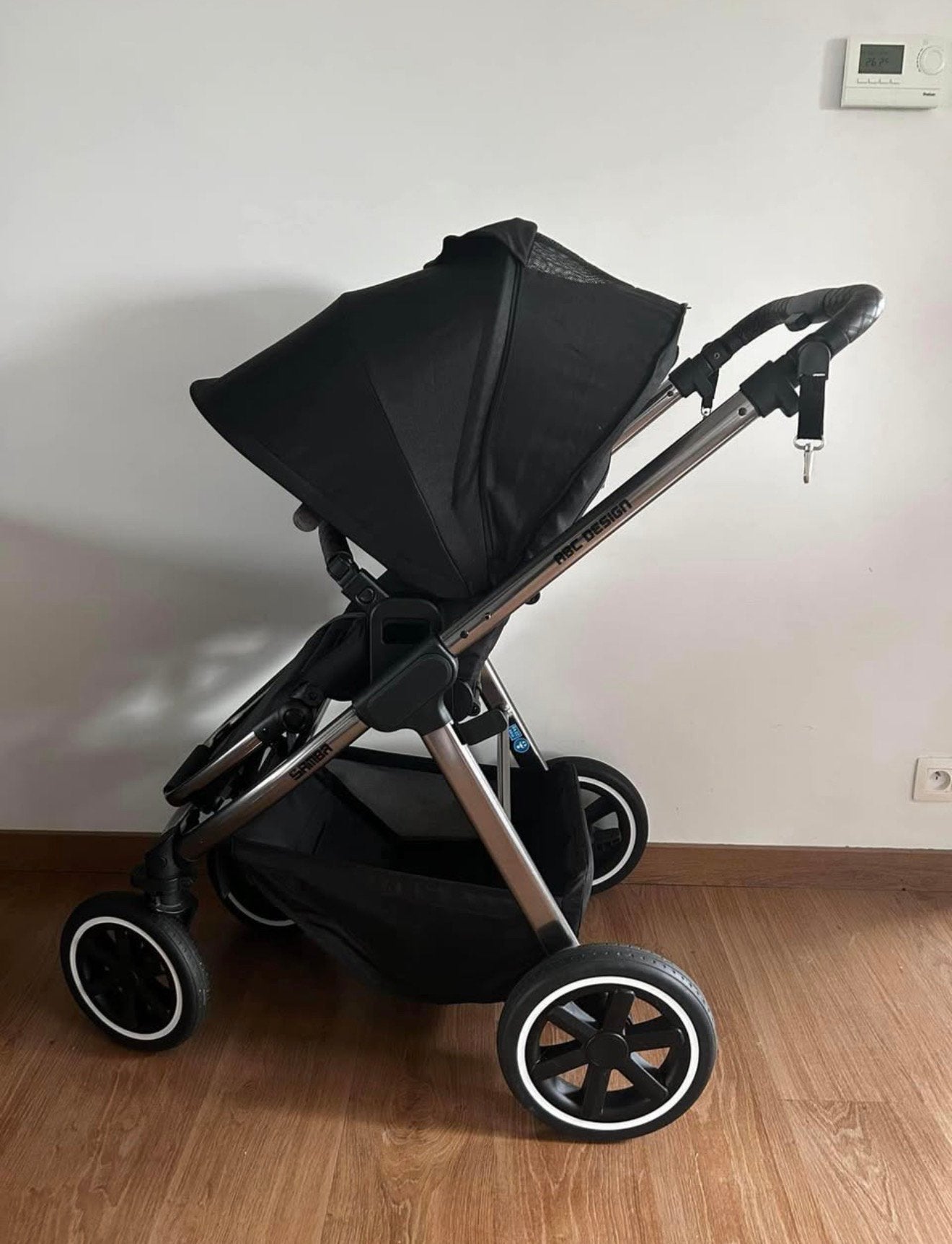Set wandelwagen + maxi cosi + 2 isofix basissen, Kinderen en Baby's, Buggy's, Ophalen, Zo goed als nieuw, Zonnekap