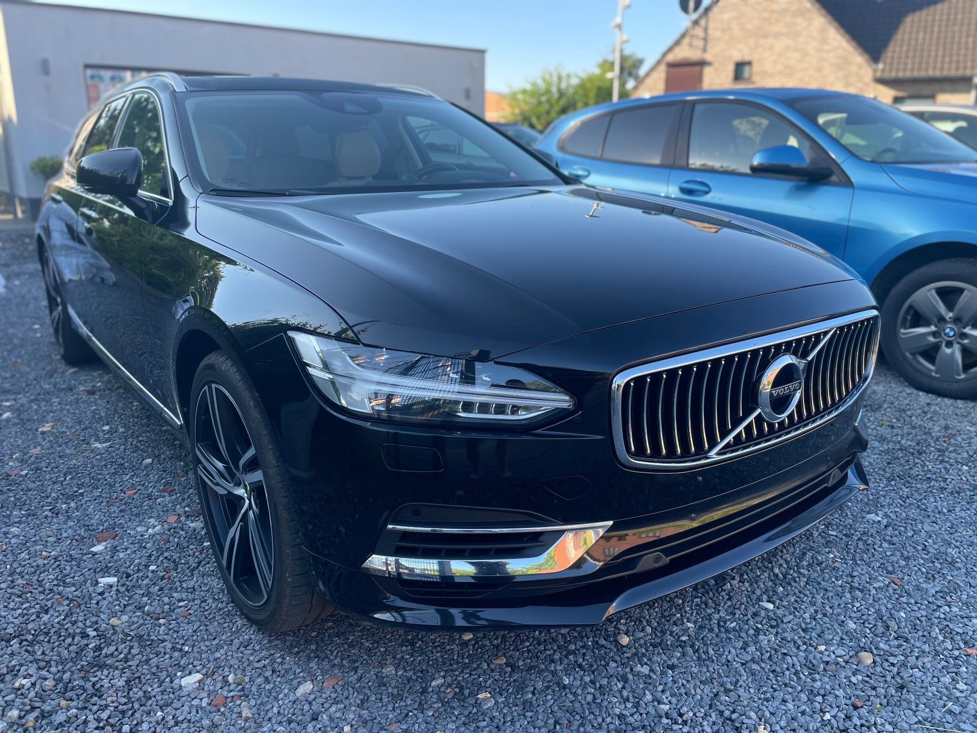 Volvo V90 Volvo V90 2.0 T8 TE AWD PHEV Inscription Geartroni, Auto's, Automaat, Overige kleuren, Leder, Vierwielaandrijving