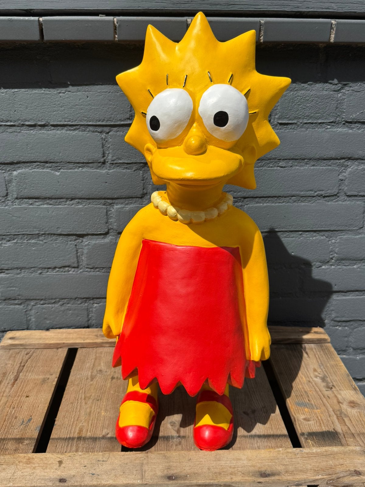 Statue de Lisa Simpson - décoration, Collections, Statues & Figurines, Utilisé, Fantasy, Enlèvement ou Envoi