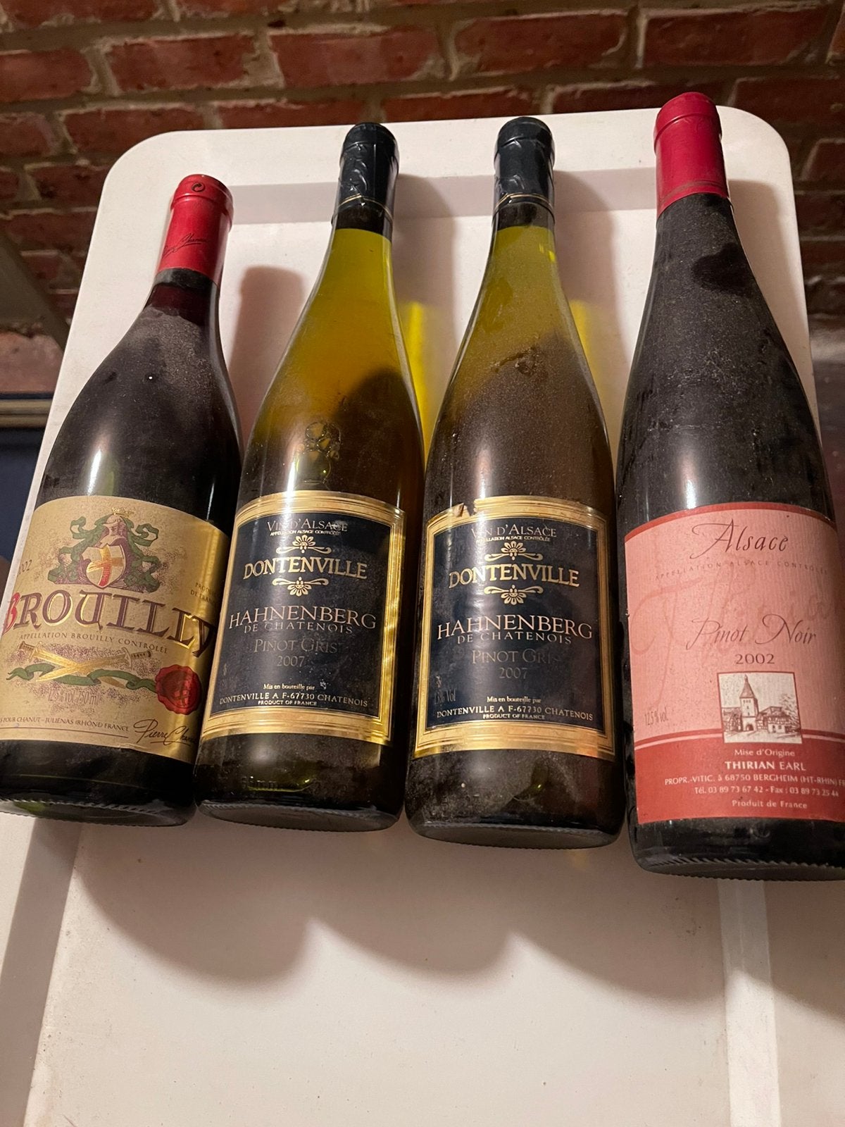 Vin. 4 bouteilles 2002, Enlèvement ou Envoi, Utilisé