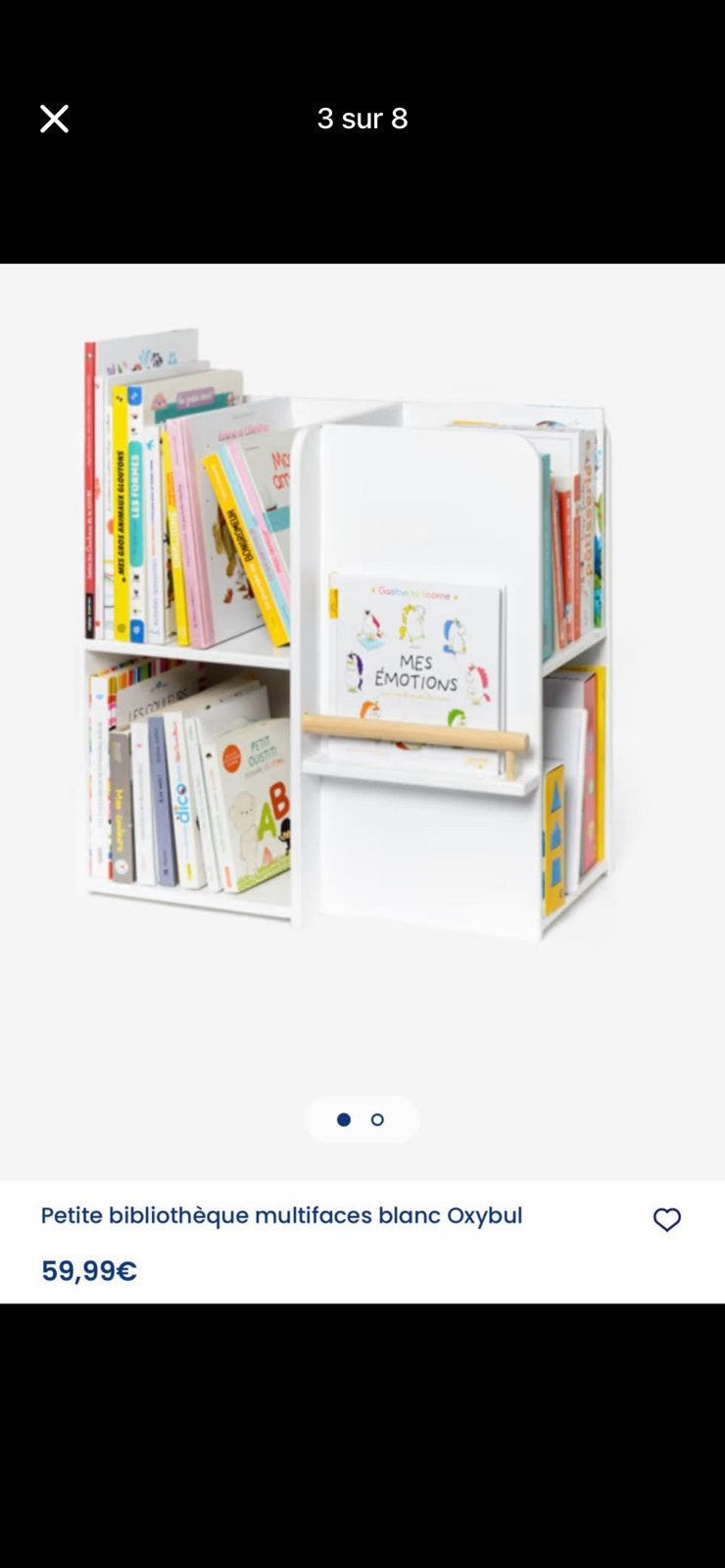 Bibliotheque enfant, Ophalen, Zo goed als nieuw