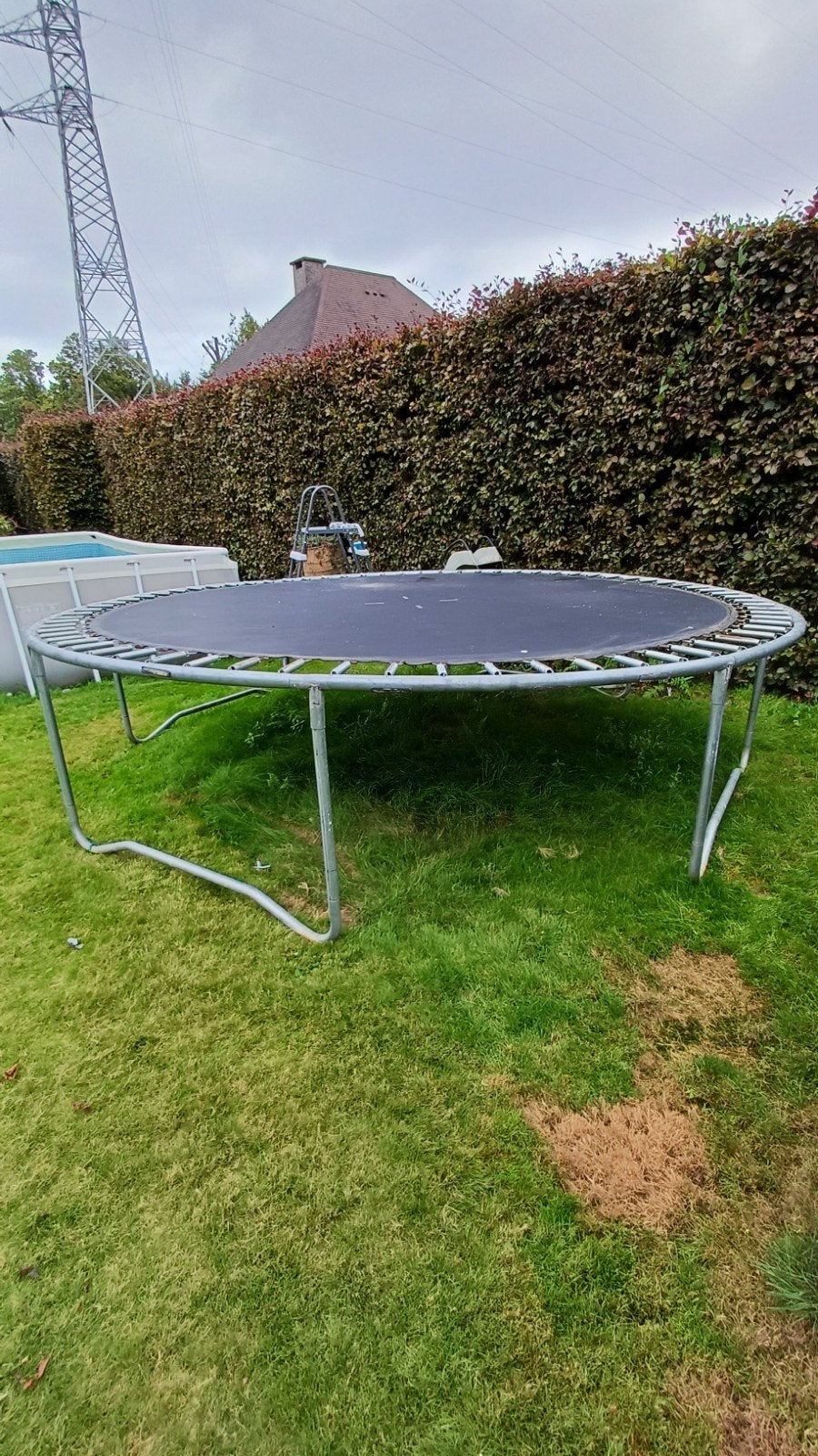 trampoline, Ophalen