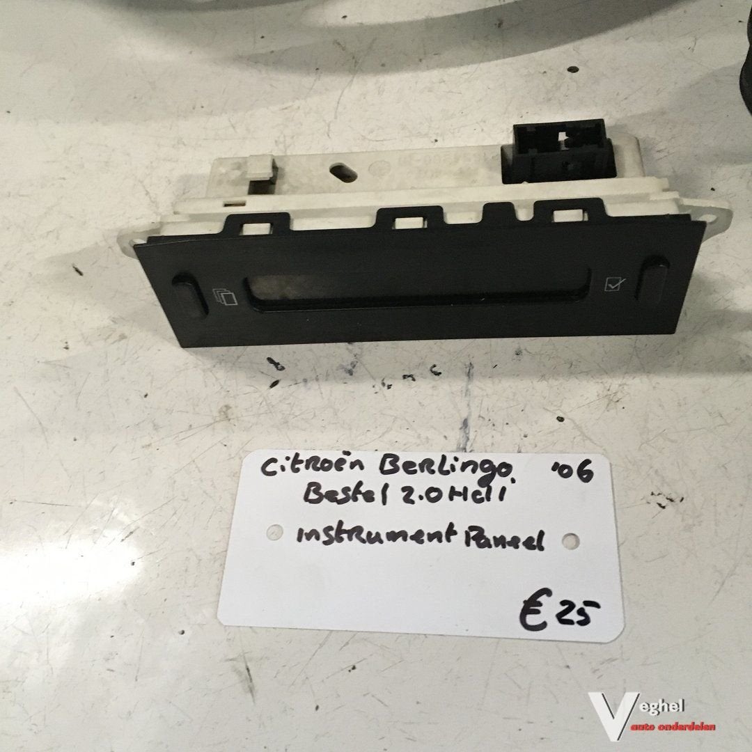 Citroen Berlingo 2.0 hdi 2006 Instrumentenpaneel, -, Utilisé, -, -