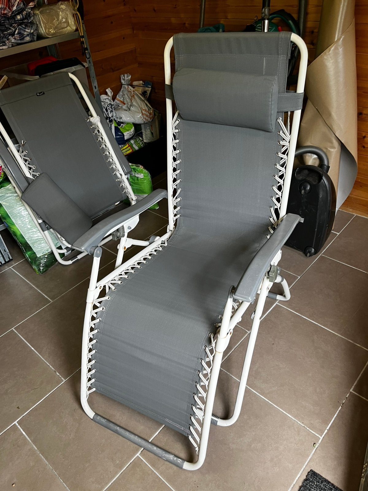 2 ligstoelen, Tuin en Terras, Ophalen, Gebruikt