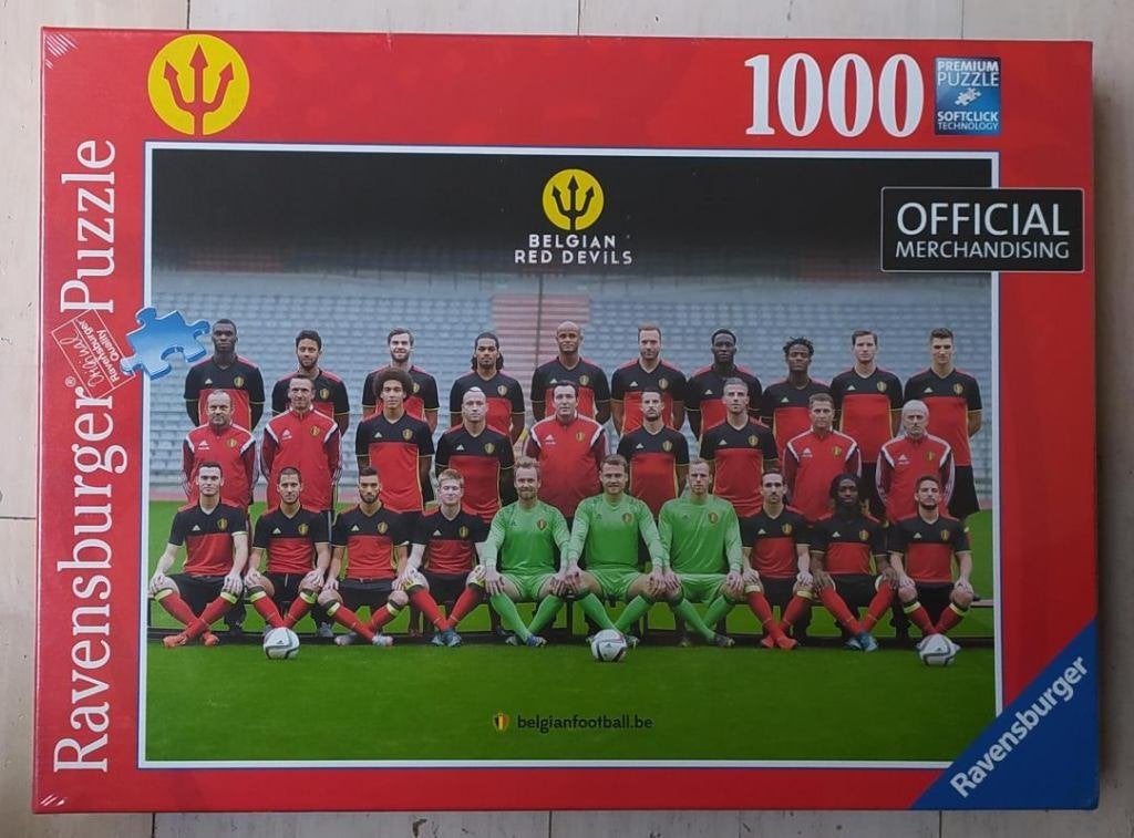 puzzel Rode Duivels 2016 / voetbal, Ophalen of Verzenden