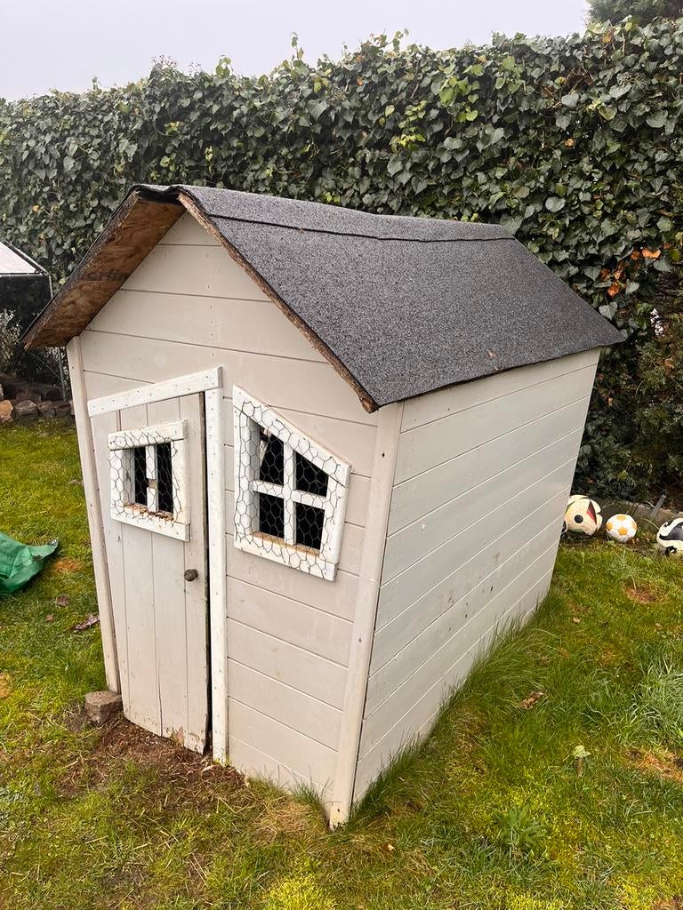 Speelhuis dieren hok hondenhok kippenkot, Ophalen, Zo goed als nieuw