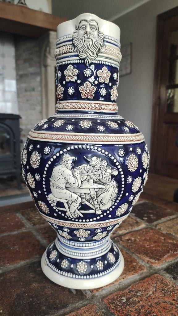 antieke kruik 32 cm hoog - 3 verschillende afbeeldingen, Antiek en Kunst, Ophalen