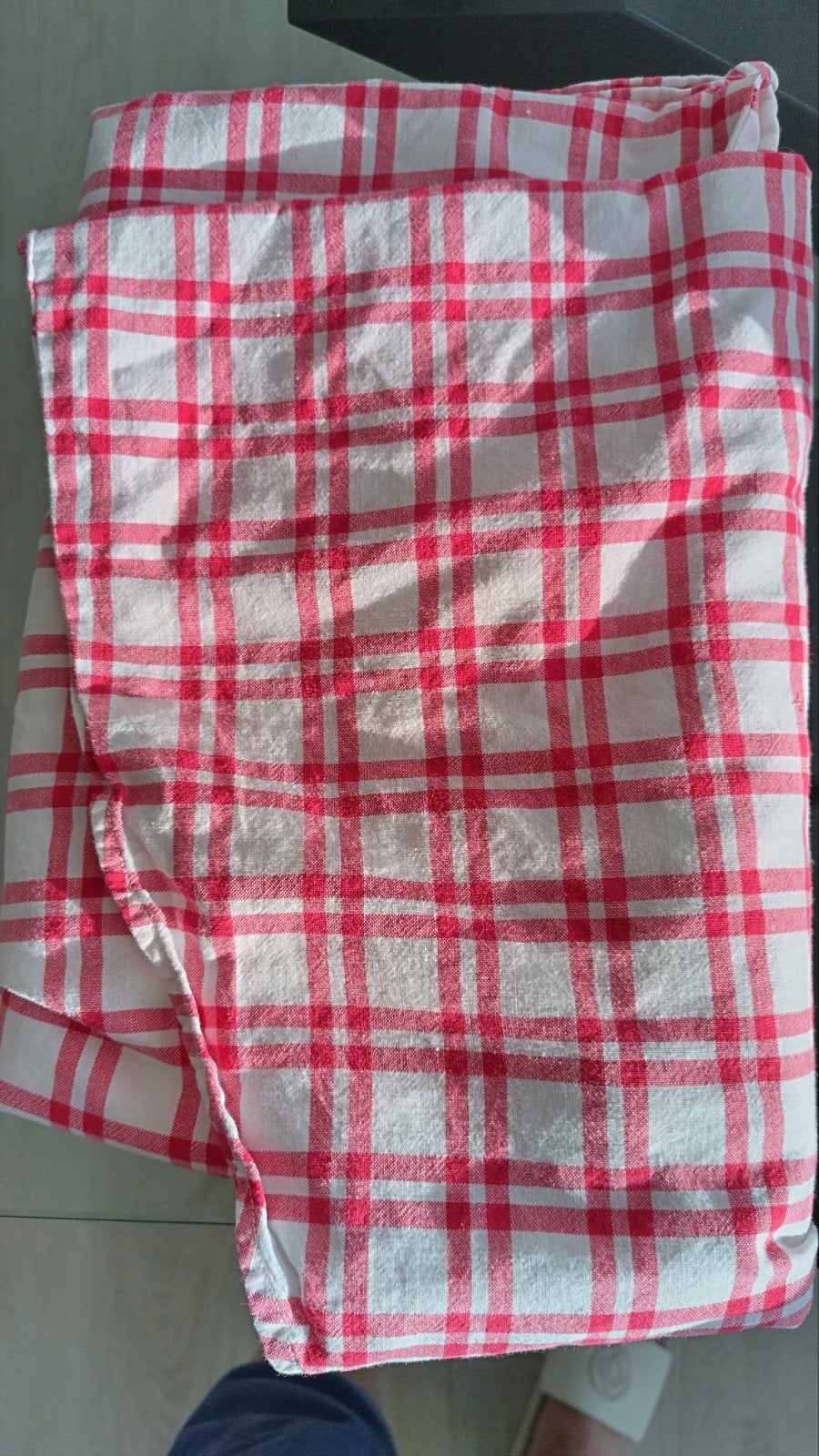 nappe ovale, Rouge, Utilisé, Ovale, Enlèvement ou Envoi