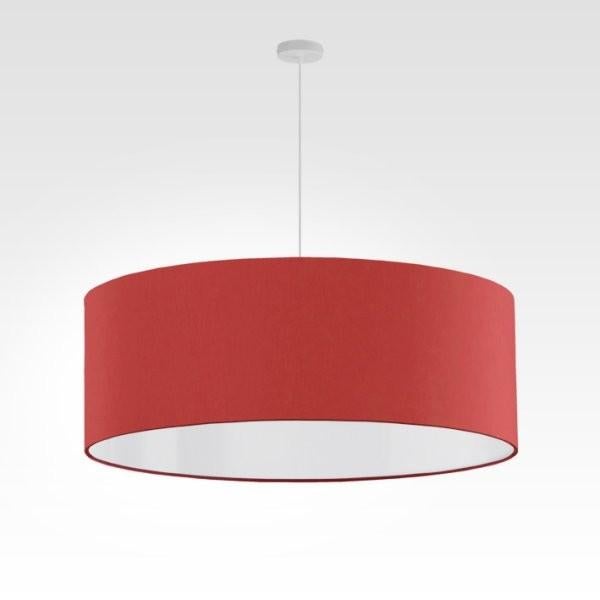 Drum kap hanglamp 100 cm XXL, Huis en Inrichting, Lampen | Hanglampen, Ophalen of Verzenden, Zo goed als nieuw, Stof, Design