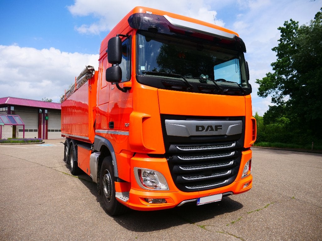 Camion DAF XF 530 FAN - 6x2 - Alu-Kipper - 26 m3, Autos, Achat, Autres couleurs, Noir, Diesel