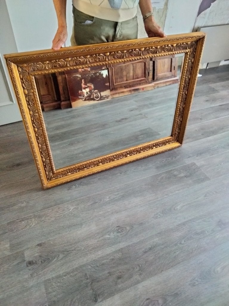 Spiegel, Huis en Inrichting, Woonaccessoires | Spiegels, Ophalen, Gebruikt, 100 tot 125 cm, Minder dan 100 cm