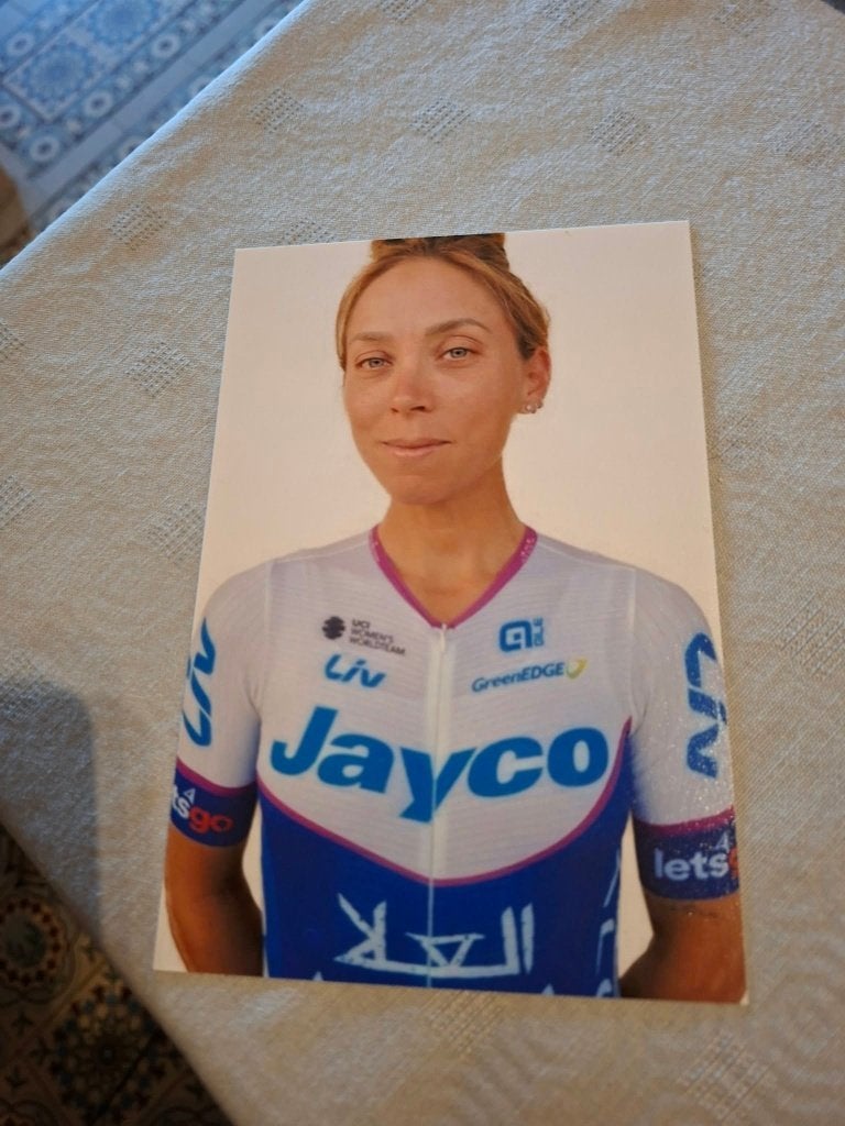 Foto (Repro) Chiari Doni / Team Jayco ALuLa, Ophalen of Verzenden, Poster, Plaatje of Sticker